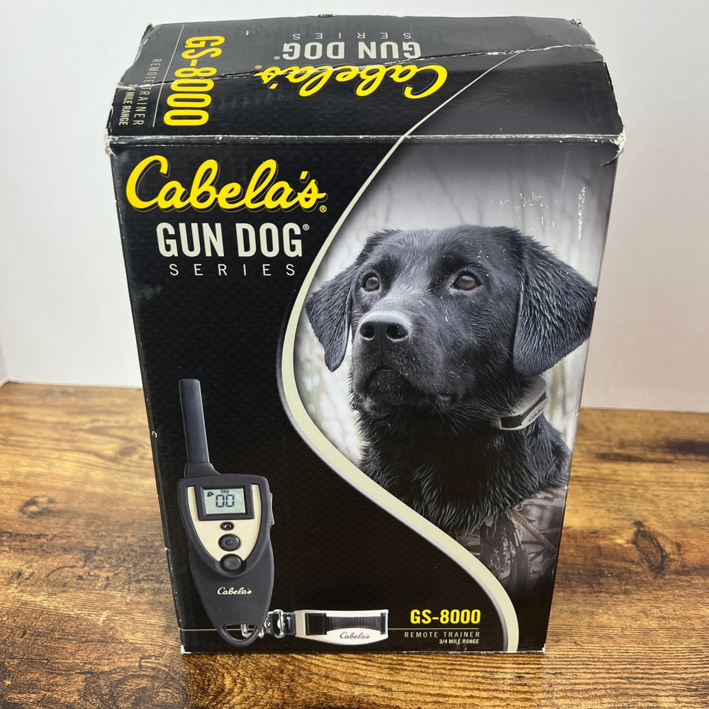 Cabelas Gun Dog Series GS-8000 Remote Trainer 3/4 Mile Range SDT00-14213 Kit